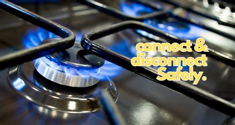 disconnect and reconnect gas cooker